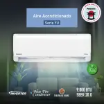 AIRE ACONDICIONADO INVERTER PANASONIC DE 9000BTU SEER20 CSCUYU9AKV